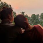 Ruhi Chaturvedi Instagram - Papa ❤ . . . . #daddysgirls #iamwhatiambecauseofhim #lovelovelove #sunsetlovers