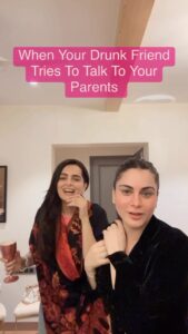 Ruhi Chaturvedi Instagram - Please don’t try to make conversation with my folks at my party @ruhiiiiiiiiii 🤣 #ThatOneFriend