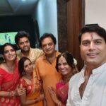 Ruhi Chaturvedi Instagram - ❤ . . . #Shivkirooh #karwachauth2021 #lovelovelove #family