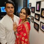 Ruhi Chaturvedi Instagram - ❤ . . . #Shivkirooh #karwachauth2021 #lovelovelove #family
