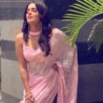 Ruhi Chaturvedi Instagram - Wore Pink For My Boy To Wink 😉 . . . Outfit - @sacorina Hair - @sanabharsakal Make up - @aff__shaikh . . Picture @sanjaygagnaniofficial 😀 . . #simplybeingsherlyn #kundalibhagya