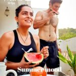 Ruhi Chaturvedi Instagram - 🍉🍌☕ @b612.india #B612india #B612 . . . #Shivkirooh #letsgetfittogether #lovelovelove