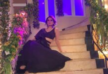 Ruhi Chaturvedi Instagram - Koi Aisi Ladki hai yaha, jisse Pink se zyada BLACK pasand hai.... 🖤 . . 📸 - @sahil.sharma540 director sahab 👗 - @sacorina pyaari 💄 - @r_aj11111 💇‍♀️ - @chirlarajeswari . . . #simplybeingsherlyn #KundaliBhagya #balaji #zeetv #thankyougod