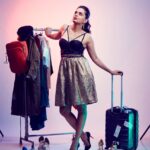Ruhi Chaturvedi Instagram - This was suppose to be my 2020 Airport look 🙄 . . . . Make up and hair by @gaujanirani Assisted by @jaspal_kaur_chana Clothes by @rehanshahdesigns . . . #fuckyoucovid #wannatraveltheworld #lovelovelove