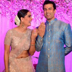 Ruhi Chaturvedi Instagram - This day last year the Deal got Sealed 💍 . . . . #Shivkirooh #lovelovelove #uffffwhysoHOT