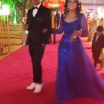 Ruhi Chaturvedi Instagram - This night was so crazy , full of emotions , love with awesome friends and family . That we forgot to click pictures 🙈 . . . I always knew I am gonna be wearing my Love @officialswapnilshinde for my reception . Even before I knew who am I gonna get married too.... . . . I felt and looked like a Diva.... In custom made SS 💕 . You my love are very special to me... And I hope you know that.... Couldn't have asked for anyone else to dress me up.... . . Make up - @r_aj11111 Hair - @stylenscissors . Jewellery - @the_jewel_gallery . . Thank you @rehanshahdesigns for the video... . . With my forever - @shivendraa_om_saainiyol . . . #shivkirooh #lovelovelove
