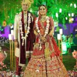 Ruhi Chaturvedi Instagram - As a bride you want everything on point.... And I can't thank my team enough for making my Big Fat Indian Wedding on point.... I love you guys 💞 . . . . Styled by @shailjaanand Outfit by @annus_creation Jewellery by @manubhaijewels Assisted by @aryasingh0311 Make up by @r_aj11111 Hair by @stylenscissors Pic by @cinemosunny . . . . #shivkirooh #lovelovelove #merifilmyshaadi #thankyougod
