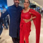 Ruhi Chaturvedi Instagram - Serving you Good Looks , Good Looks aaannndddd GOOD LOOKS . . . . Styled by @shailjaanand with @mahakhirani07 Outfit by @aashiluthrastore Jewellery by @the_jewel_gallery . . . #zranominationparty #hotnessoverloaded #maikhudkifavouritehoon😉🙈❤️ #eventready