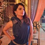 Ruhi Chaturvedi Instagram - साड़ी में नारी...हमेशा ही प्यारी . . . Outfit- @sacorina Make up - @r_aj11111 Hair - @sanabharsakal . . . #simplybeingsherlyn #kundalibhagya