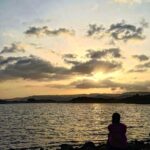 Ruhi Chaturvedi Instagram - Dreamer Believer Achiever 💟 . . . . #alwaysandforever #sunsetlover #sunsetcouple #lovelovelove Pawana lake