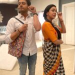 Rupali Ganguly Instagram - Before the day ends 🥰 #Maan #throwback #rolereversal #instagood #rupaliganguly #gauravkhanna #2023 #gaurup #anupamaa #anujkapadia #thistimelastyear #jaimatadi #jaimahakal