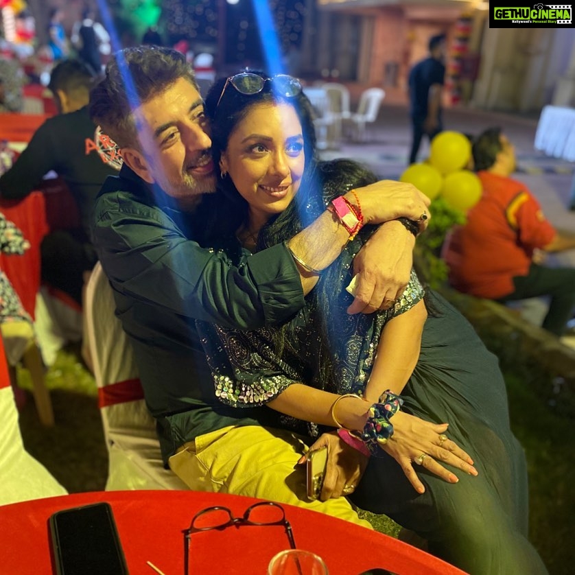 Rupali Ganguly Instagram - You and me ❤️ #ashrup #nofilter #noedit #husbandwife #sunday #couple #2023 #rupaliganguly #blessed #gratitude #youandme #jaimatadi #jaimahakal
