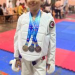 Rupali Ganguly Instagram - I m a super proud Mommy 😍😍😍 THU THU THU 🧿🧿🧿 What was important was not that he won three medals in all the three events at the Shotokan karate tournament but the fact that despite unbearable stomach pain, when we insisted on taking him to the hospital he refused and stayed back for the fight !! And yes the family came to cheer the little fighter. ❤️ Thank u Ridhesh for being such a fantastic teacher 🙏🏻 @ashwinkverma @gangulirajani @reetanirmalroy @rachnadrishtimanthan