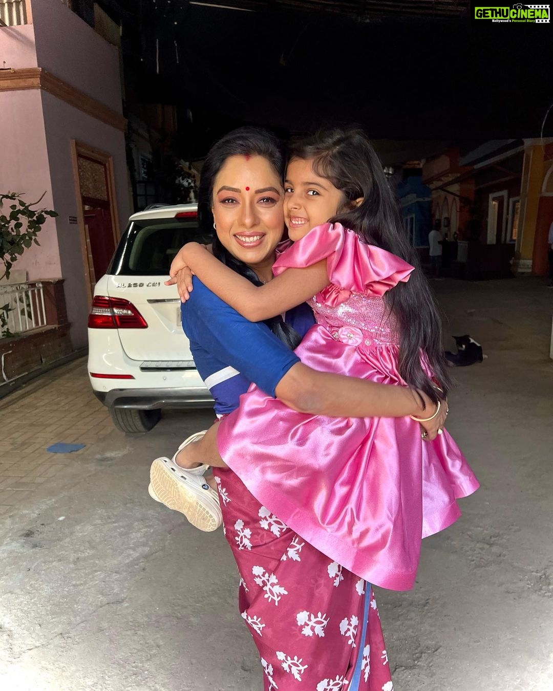 Rupali Ganguly Instagram - Happy Birthday To my Bebli ❤️ Love love love and blessings blessings blessings my little precious girl 😘😘😘 #happybirthday #birthdaypost #anupamaa #rupaliganguly #instagood #2023 #jaimatadi #jaimahakal @asmi.deo @directorskutproduction @starplus