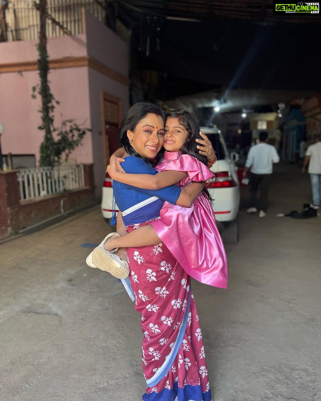 Rupali Ganguly Instagram - Happy Birthday To my Bebli ❤️ Love love love and blessings blessings blessings my little precious girl 😘😘😘 #happybirthday #birthdaypost #anupamaa #rupaliganguly #instagood #2023 #jaimatadi #jaimahakal @asmi.deo @directorskutproduction @starplus