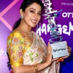 Rupali Ganguly Instagram - Compassionate Changemaker of the year …. This one is rather special and its one I can not accept without thanking my producer for bringing Anupamaa into my life…Rajan Shahi! I wanted to be an actor, become famous because I dreamt for a platform to speak for the voiceless innocent souls..raise a voice against animal cruelty… have the means to help my fellow animal lovers … Not only has Anupamaa given me this standing but thanks to Rajanji ( no producer till date I have seen has cared about his unit or the stray fur babies as much )we have 15 doggie bachchas whose home is our sets, where they live comfortably and all their necessities are taken care of with so much love! An entire unit of more than 100 people love them! Thanks to Anupamaa today I have a strong digital family too who support this cause that I so believe in!! And then of course I’d like to thank my husband, who’s kindness wins my heart everyday …My son, my Rudransh who takes after his mommy in serving the voiceless …This achievement wouldn’t have been possible without my boys. This trophy shall glitter the most because the love comes from our hearts to help. Thank you, I bow down in gratitude! . . @ashwinkverma @rajan.shahi.543 @directorskutproduction @starplus @ottplayapp @hindustantimes Stylist- @roshni0819 Outfit- @isliebypriyajain Jewellery- @zemafinejewellery @vblitzcommunications Media Relations/PR Agency- @brandnbuzz . . #changemakers #ottplay #awardseason #anupamaa #rupaliganguly #actor #blessed #gratitude #jaimahakal #jaimatadi