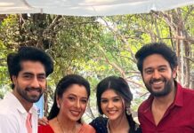 Rupali Ganguly Instagram - Anupamaa ke saath Akshara ka Ye Rishta kya kehlata hai 🥰❤️ #anupamaa #yrkkh #akshara #anujkapadia #abhimanyubirla #abhinavsharma #rupaliganguly #instagood #goodvibes #shooting #jaimatadi #jaimahakal @rajan.shahi.543 @deepa.shahi.1428 @romeshkalra @pranalirathodofficial @gauravkhannaofficial @harshad_chopda @gulshanshah15 @rishimandial @directorskutproduction @starplus @jaysoni25 @mahajankinshuk17