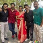 Rupali Ganguly Instagram - Anupamaa ke saath Akshara ka Ye Rishta kya kehlata hai 🥰❤️ #anupamaa #yrkkh #akshara #anujkapadia #abhimanyubirla #abhinavsharma #rupaliganguly #instagood #goodvibes #shooting #jaimatadi #jaimahakal @rajan.shahi.543 @deepa.shahi.1428 @romeshkalra @pranalirathodofficial @gauravkhannaofficial @harshad_chopda @gulshanshah15 @rishimandial @directorskutproduction @starplus @jaysoni25 @mahajankinshuk17