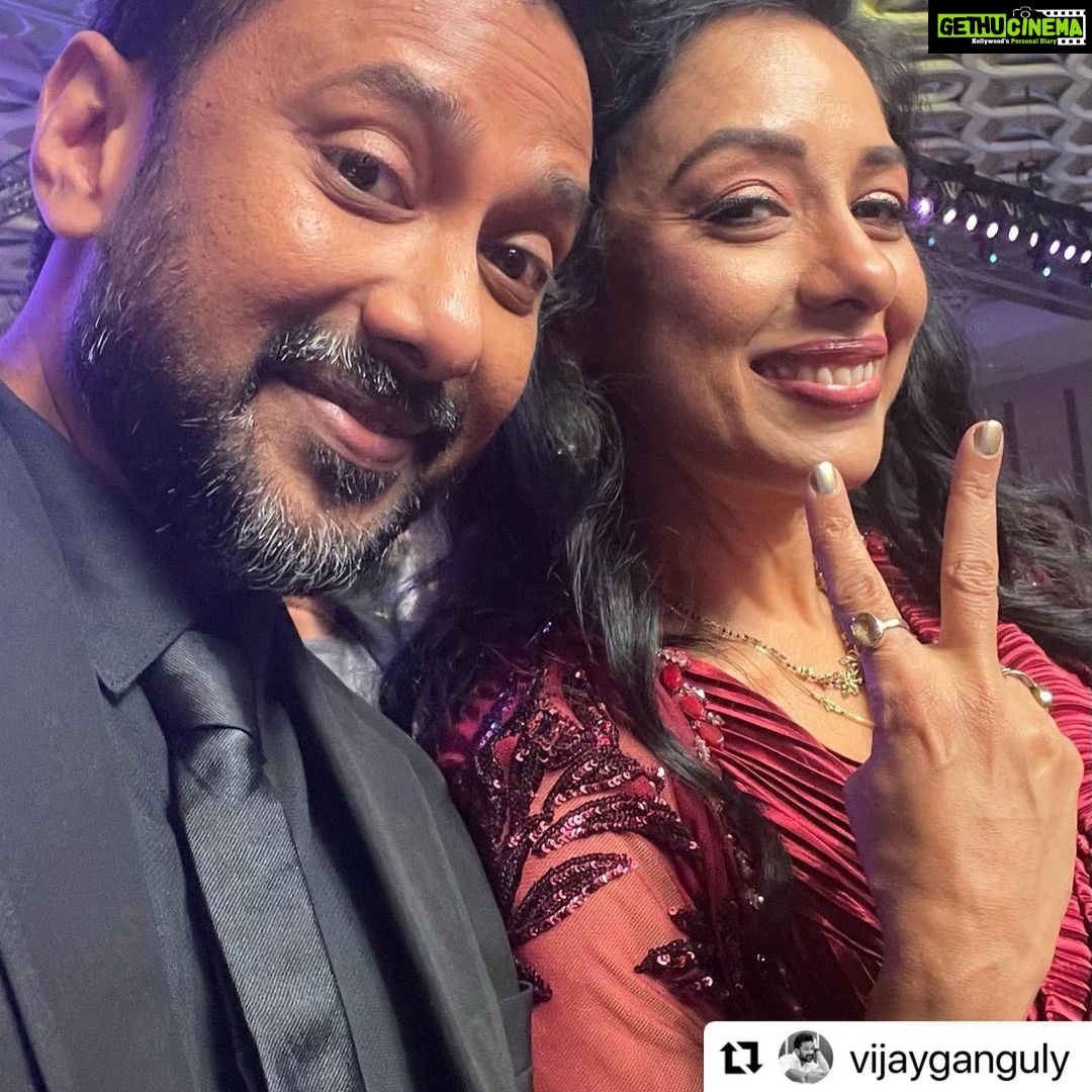 Rupali Ganguly Instagram - Thank you mere talented bhai! ❤️ . #Repost @vijayganguly ・・・ To the pillar of the family, the person I always fall back on, my support system . Happy Birthday! @rupaliganguly (I wrote good stuff see 😁😁😁) But love you more then u know!! Keep shining and inspiring billions! #happybirthdayrupaliganguly #sister #brother #proud #happybirthday #5thapril
