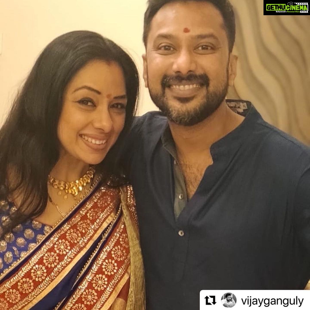 Rupali Ganguly Instagram - Thank you mere talented bhai! ❤️ . #Repost @vijayganguly ・・・ To the pillar of the family, the person I always fall back on, my support system . Happy Birthday! @rupaliganguly (I wrote good stuff see 😁😁😁) But love you more then u know!! Keep shining and inspiring billions! #happybirthdayrupaliganguly #sister #brother #proud #happybirthday #5thapril