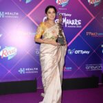 Rupali Ganguly Instagram - Compassionate Changemaker of the year …. This one is rather special and its one I can not accept without thanking my producer for bringing Anupamaa into my life…Rajan Shahi! I wanted to be an actor, become famous because I dreamt for a platform to speak for the voiceless innocent souls..raise a voice against animal cruelty… have the means to help my fellow animal lovers … Not only has Anupamaa given me this standing but thanks to Rajanji ( no producer till date I have seen has cared about his unit or the stray fur babies as much )we have 15 doggie bachchas whose home is our sets, where they live comfortably and all their necessities are taken care of with so much love! An entire unit of more than 100 people love them! Thanks to Anupamaa today I have a strong digital family too who support this cause that I so believe in!! And then of course I’d like to thank my husband, who’s kindness wins my heart everyday …My son, my Rudransh who takes after his mommy in serving the voiceless …This achievement wouldn’t have been possible without my boys. This trophy shall glitter the most because the love comes from our hearts to help. Thank you, I bow down in gratitude! . . @ashwinkverma @rajan.shahi.543 @directorskutproduction @starplus @ottplayapp @hindustantimes Stylist- @roshni0819 Outfit- @isliebypriyajain Jewellery- @zemafinejewellery @vblitzcommunications Media Relations/PR Agency- @brandnbuzz . . #changemakers #ottplay #awardseason #anupamaa #rupaliganguly #actor #blessed #gratitude #jaimahakal #jaimatadi