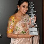 Rupali Ganguly Instagram - Compassionate Changemaker of the year …. This one is rather special and its one I can not accept without thanking my producer for bringing Anupamaa into my life…Rajan Shahi! I wanted to be an actor, become famous because I dreamt for a platform to speak for the voiceless innocent souls..raise a voice against animal cruelty… have the means to help my fellow animal lovers … Not only has Anupamaa given me this standing but thanks to Rajanji ( no producer till date I have seen has cared about his unit or the stray fur babies as much )we have 15 doggie bachchas whose home is our sets, where they live comfortably and all their necessities are taken care of with so much love! An entire unit of more than 100 people love them! Thanks to Anupamaa today I have a strong digital family too who support this cause that I so believe in!! And then of course I’d like to thank my husband, who’s kindness wins my heart everyday …My son, my Rudransh who takes after his mommy in serving the voiceless …This achievement wouldn’t have been possible without my boys. This trophy shall glitter the most because the love comes from our hearts to help. Thank you, I bow down in gratitude! . . @ashwinkverma @rajan.shahi.543 @directorskutproduction @starplus @ottplayapp @hindustantimes Stylist- @roshni0819 Outfit- @isliebypriyajain Jewellery- @zemafinejewellery @vblitzcommunications Media Relations/PR Agency- @brandnbuzz . . #changemakers #ottplay #awardseason #anupamaa #rupaliganguly #actor #blessed #gratitude #jaimahakal #jaimatadi