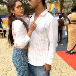 Sana Sayyad Instagram - Tom to my jerry 🐭🐱 Can’t wait for you guys to watch all the upcoming #sehan moments . Thankyou so much for loving us and pouring your love in our show ❤️🙏🏻 📸 @devashishofficial9 @colorstv