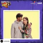 Sana Sayyad Instagram - In mushkilon mein kaise hogi poori, ek SPY ki love story ❓🚨🔍👀🕵🏻 Posted @withregram • @colorstv Kya aap bhi hai Sejal aur Yohan se sehmat ki kuch baaton ko raaz rakhne mein hi bhalaayi hoti hai? Dekhiye #SpyBahu, 14th March se, Mon-Fri raat 9 baje, sirf #Colors par. @sehban_azim @sana_sayyad29 @ashviniyardi @viniyardfilms