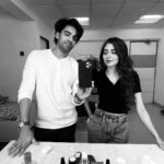 Sana Sayyad Instagram - Nadi mein bohot si fishes hain , tum fish nahi toh fishing nahi jana hai .... Dhruv ji 😉 #soruv @mohitmalik1113