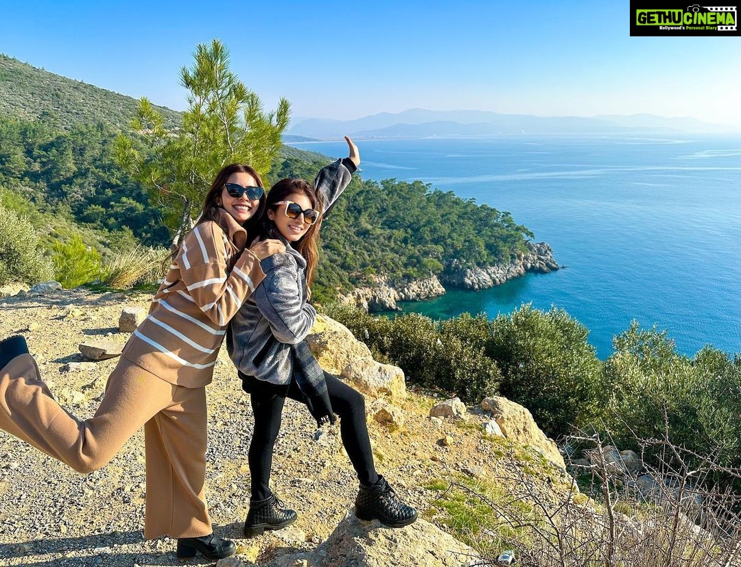Sana Sayyad Instagram - Our Kind Of Love ❤️ . . . . #nehaadhvikmahajan #sanasayyad #bff #on #vacation #diaries #fun #trip #kuşadası #turkey #love Kusadası
