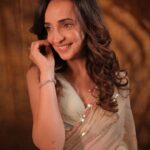 Sanaya Irani Instagram - Clicked by @ravii_dixit Hair @shab_qureshi786 wearing @houseofneetalulla and @allthatglitters.jewellery. Jewellery X @theboltpr Styled by- @ananyaarora2013
