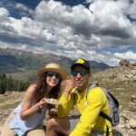 Sanaya Irani Instagram - Rakhsha bandhan in the rockies. After 22 years got to celebrate Rakhi with my brother ❤️.Nothing has changed except that instead of one rupee I am now richer by one dollar 😂😂😂.
