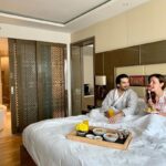 Sanaya Irani Instagram - Spoiling us silly with breakfast in bed 🥐🥞🍒🍳 @itsmohitsehgal @jwsahar #staycaywithmarriott #commitmenttoclean