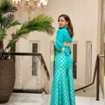 Sanaya Irani Instagram - When you realise you still have some Diwali pictures left 🙈. Promise no more after this. Outfit @gopivaiddesigns