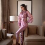 Sanaya Irani Instagram - Ready steady and go for #byinviteonlys2 today at 7:30 pm on YouTube and on Zoom. Don’t forget to watch 😊. Clicked by @ravii_dixit Wearing @dheeru.taneja Make up @malcolm_m_fernandes Hair @shab_qureshi786