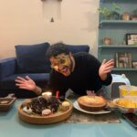 Sanaya Irani Instagram - Happy 40th my beautiful friend @hegdeg 😘😘. Cheers 🥂 to many more years of cake cuttings, Turkish eggs and adventurous car rides with monaya 🚘. Just remember you will never be #nakedandafraid 😂😂. Love ya ❤️❤️