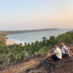 Sanaya Irani Instagram - This was the first time in my life I experienced #forestbathing, it’s where you are not allowed to talk and you just have to listen to the sounds of the forest, it’s therapeutic supposedly and has plenty of benefits. The guys @caboserai gave us this experience which was just so lovely. We trekked through the forest and up the hill just to witness the most gorgeous sunset. Honestly I don’t think the pictures do justice to our experience but here is a small glimpse 😀😀. @itsmohitsehgal let’s go backkkk. #naturelovers #mesmerizingviews