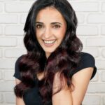 Sanaya Irani Instagram - Red is not just a colour, it’s a state of mind. ☺️ Thankyou @vaishakhi_haria @vipulchudasamaofficial & @shwetasahni.pro for this Red Cherie flaming hot look. I’m in absolute love with my new hair colour and I just can’t stop playing with my hair 💁🏻 If you’re someone who’s looking for a hair transformation too, now is the right time to spice up your look with the latest Red Cherie trend by @lorealpro 😍 #lorealprofindia #redcherie @lorealpro @lorealpro_education_india