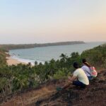 Sanaya Irani Instagram - This was the first time in my life I experienced #forestbathing, it’s where you are not allowed to talk and you just have to listen to the sounds of the forest, it’s therapeutic supposedly and has plenty of benefits. The guys @caboserai gave us this experience which was just so lovely. We trekked through the forest and up the hill just to witness the most gorgeous sunset. Honestly I don’t think the pictures do justice to our experience but here is a small glimpse 😀😀. @itsmohitsehgal let’s go backkkk. #naturelovers #mesmerizingviews