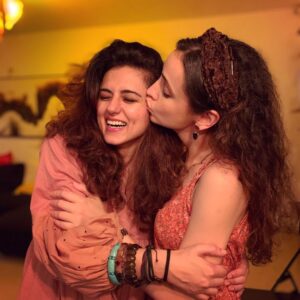 Sanaya Irani Instagram - Happy birthday my beautiful friend, personal stylist and also sometimes hairdresser 😉 @iridhidogra .From just being my friends sister to now being my w(h)ining partner we have come a long way 😁. Thank you for always being there when I make those last minute calls on what to wear and thank you for literally styling an entire shoot of mine and waving goodbye to me as if your sending me off to prom. Thank you for all those encouraging words when life doesn’t seem too upbeat. From walking to talking to w(h)ining to all those spiritual chats looks like we have covered it all. So here is my birthday wish for you. May all your coming years be filled with happiness, positive energies, success and may u always be surrounded by people who do for you what you do for us.You once told me to BELIEVE IN THE MAGIC, so here’s showering some of that magic on to you (and maybe one day we will just wake up with great hair 😉).🥂 to a year filled with all this and ofcorse lots of good food 🤤and a great matabolism. 
P.S.  HBD #speechless (I just had to do this 🤣)