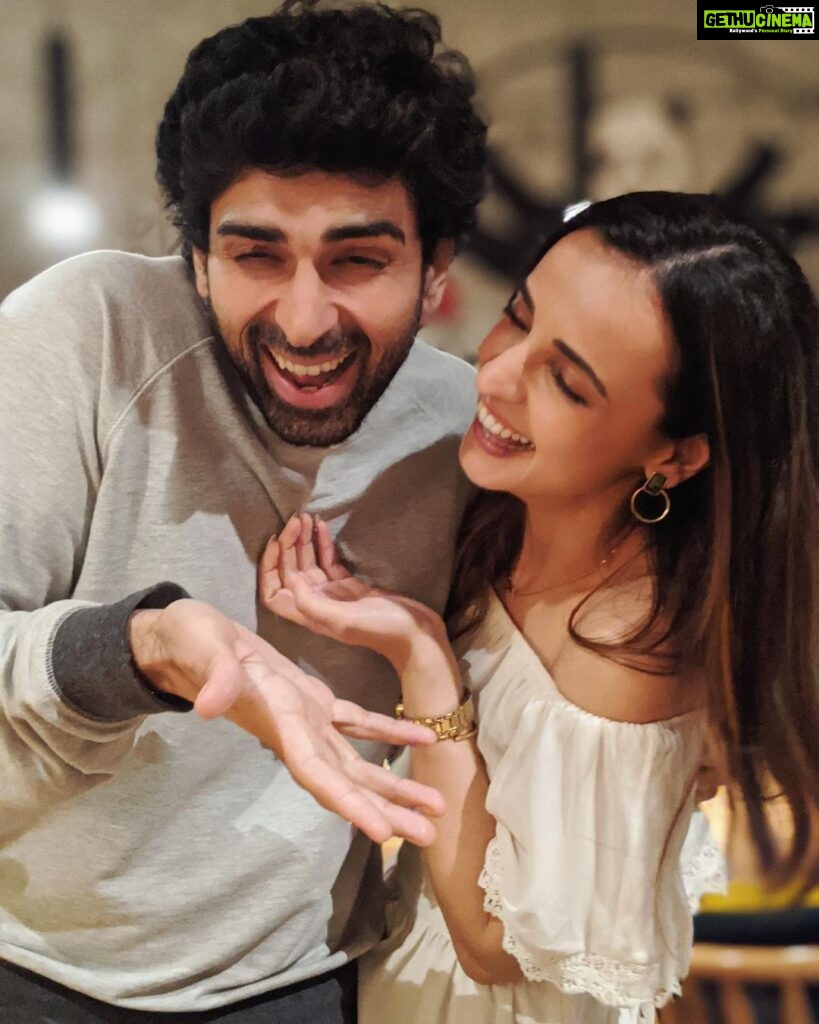 Sanaya Irani Instagram - Happy birthday my dependable friend @iakshaydogra. There is soo much I want to say to you but you know me and words🙄. Thank you for always being there, literally just a phone call away. I have said this so many times but I will say it again, you are just so kind Akshu and I just have all this love in my heart for you that I’m not very good at expressing(except for the occasional pats and rubs 😉).I feel so lucky to have u in my life. Here’s wishing that all your simple and beautiful dreams come true, and that you achieve all that u want in life . Happy birthday my fellow Virgo, my gentle giant, I love you forever 😘😘💓💓. P.S. Now let’s take some candids where I am feeding u cake 🥳🥳.