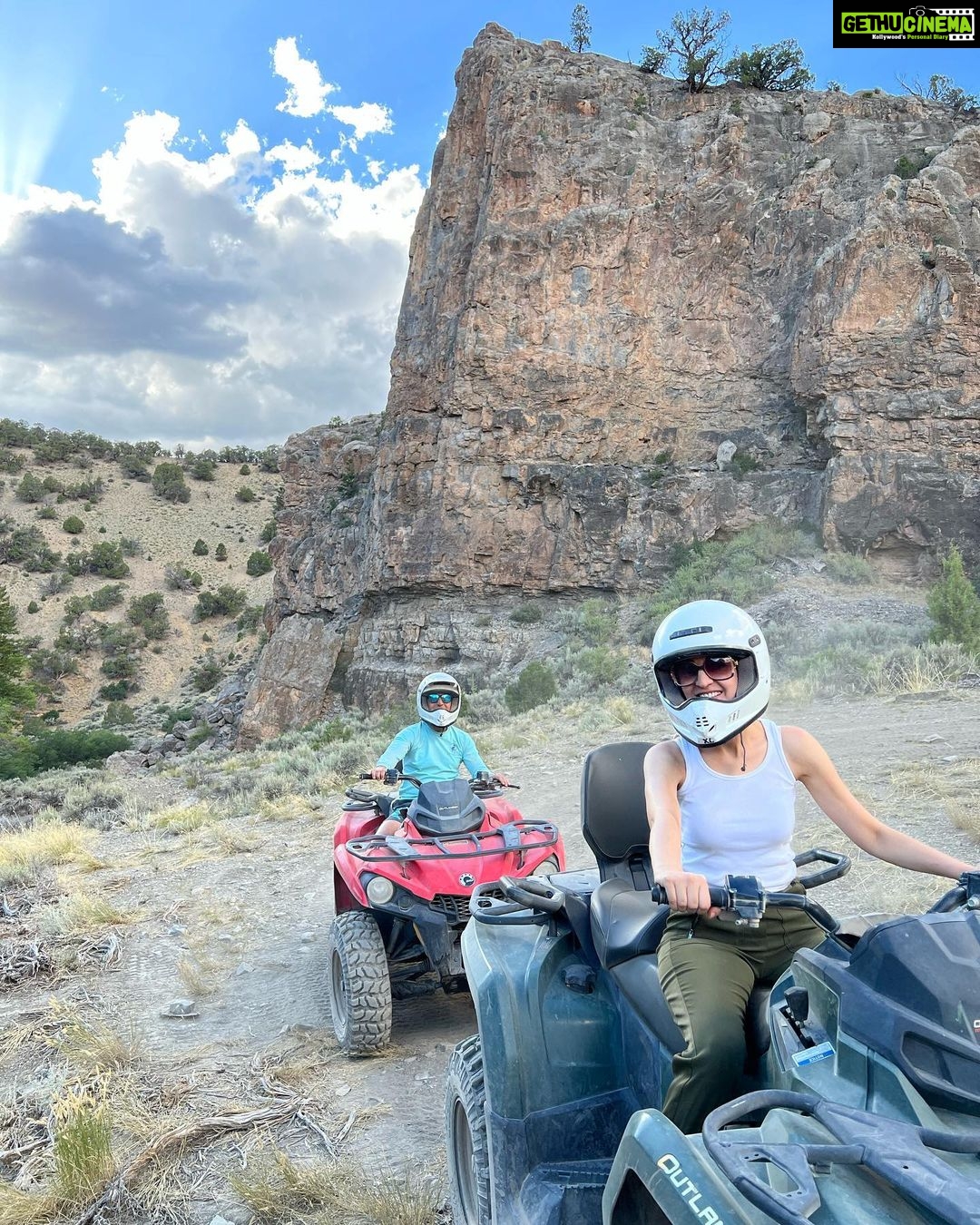 Sanaya Irani Instagram - 3 hours of non stop ATVing through different terrains can only lead to two things. 1) A super fun day 😃😃 2) see last picture