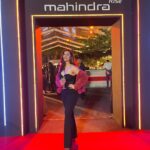 Sanaya Pithawalla Instagram - This car is driving me crazy!! Thank you @mahindra_born_electric @mahindra_auto @mahindraxuv400 #mahindraevfashionfestival #mahindra #BE #xuv #bornelectricvision Hyderabad High-tech City
