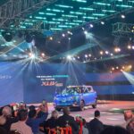 Sanaya Pithawalla Instagram - This car is driving me crazy!! Thank you @mahindra_born_electric @mahindra_auto @mahindraxuv400 #mahindraevfashionfestival #mahindra #BE #xuv #bornelectricvision Hyderabad High-tech City