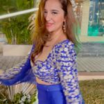 Sanaya Pithawalla Instagram - Na na na na 💙💙💙 Wearing - my own design 💁🏻‍♀️