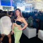 Sanaya Pithawalla Instagram – What a crazy concert!!!
@djsnake you were fabbbbb 🔥 
Perfect weekend scene! 
Thank you @sunburnfestival @wink.entertainment for the amazing hospitality ❤️
We had a lovely time 🥰

Wearing @burger.bae 😎