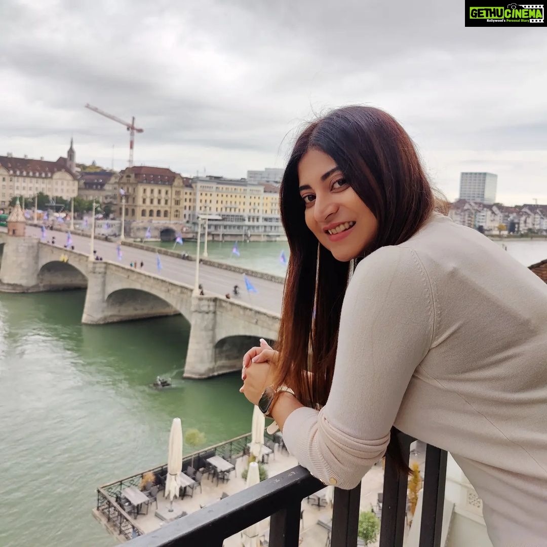 Sandipta Sen Instagram - The fall 🍁and me❤️ #throwback #roombalcony #throwbackmemories Basel, Switzerland
