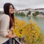 Sandipta Sen Instagram - The fall 🍁and me❤️ #throwback #roombalcony #throwbackmemories Basel, Switzerland