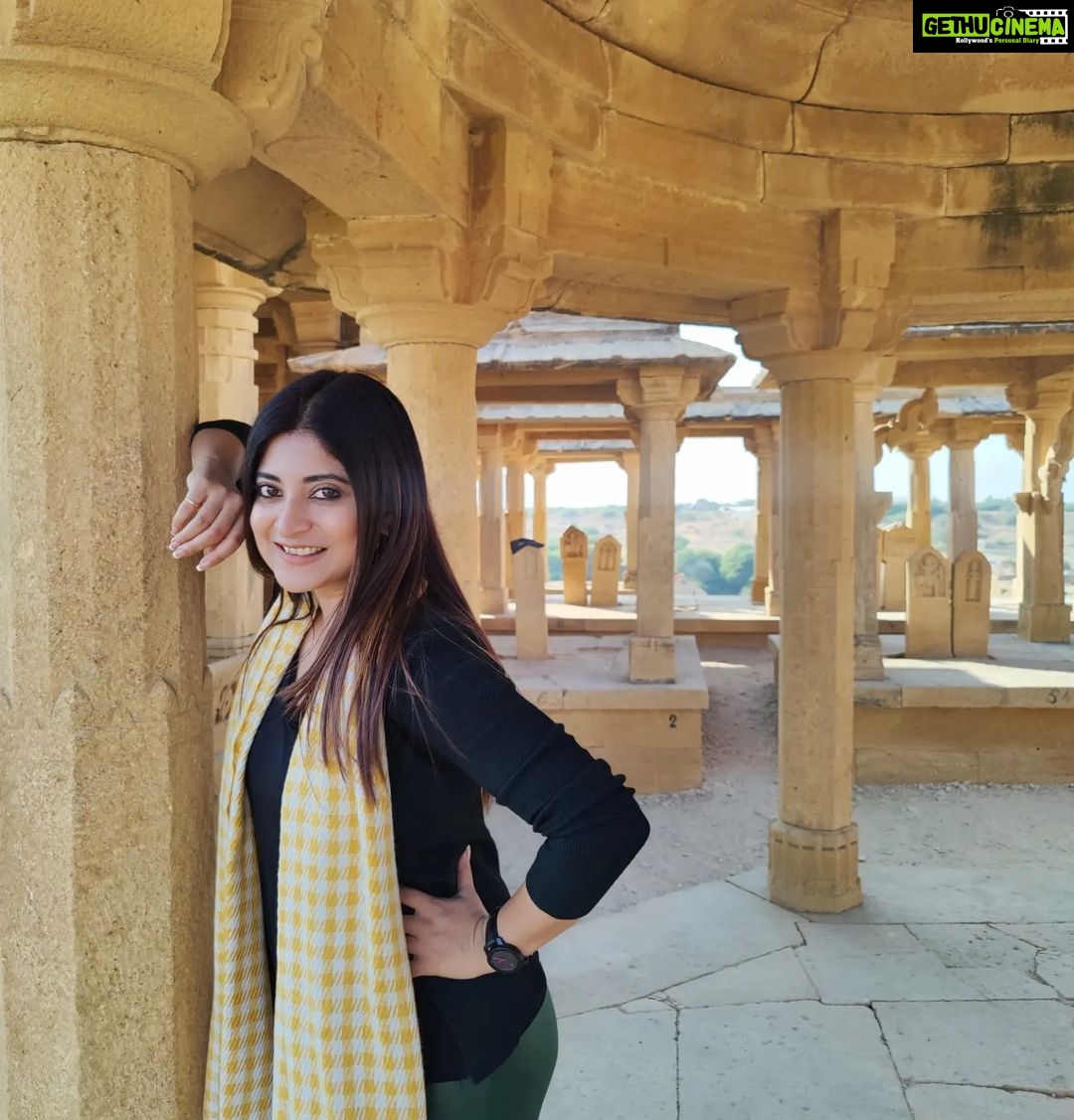 Sandipta Sen Instagram - #jaisalmerdiary #barabaghjaisalmer Thank you for the clicks @sudip.chitta.sarkar 🤗