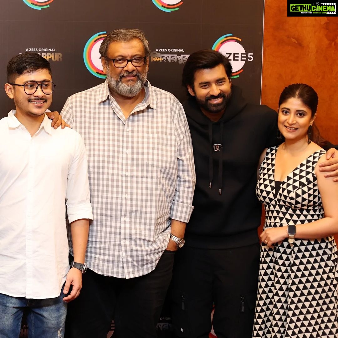 Sandipta Sen Instagram - Webseries SHIKARPUR .. Press Meet.. Shikarpur asche Zee 5 e..6th JANUARY π π@rabhisek β€οΈ πΈ@prakash_photo @zee5_bangla @officialshadowfilms @kgunedited @ankush.official @nirjhar.m @debasishact @nilanjan.words #shikarpurwebseries #pressmeet #promotion The Park Hotel